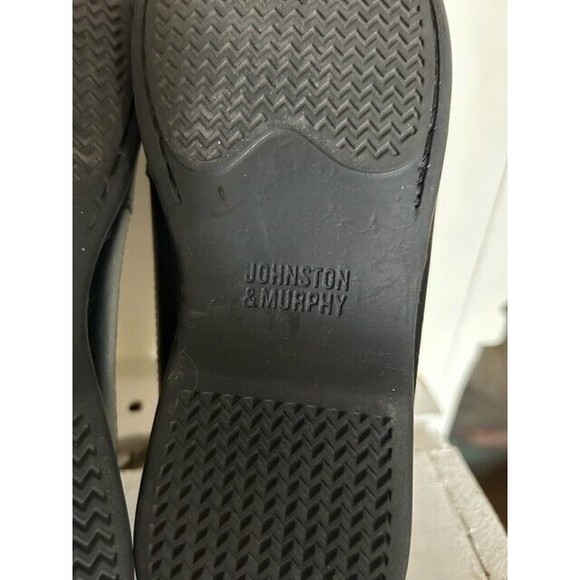 Johnston & Murphy Boys Loafers Size 5M Locklin Venetian Black Leather New - Picture 4 of 6